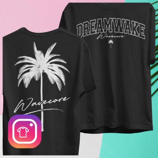 Dreamwake Store Merch Wavecore Varsity T-Shirt