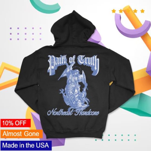 Down Right Merch Pain Of Truth Not Through Blood Hoodie