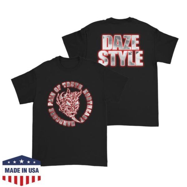 Down Right Merch Pain Of Truth Chrome Devil T-Shirt