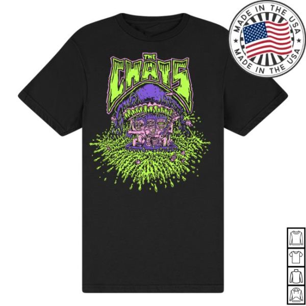 The Chats Store Merch Shark Black T Shirt