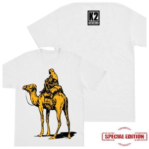 Sportsbanger Store Merch K2 Silk Road White T-Shirt