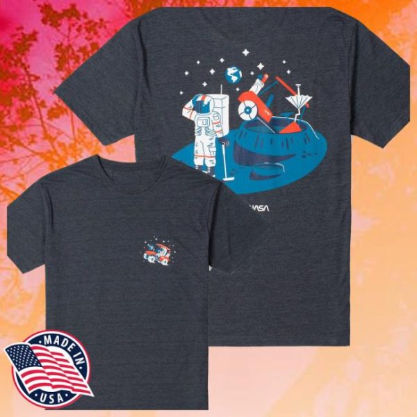 Rsvlts Store Merch Nasa Moon Trap Shirt