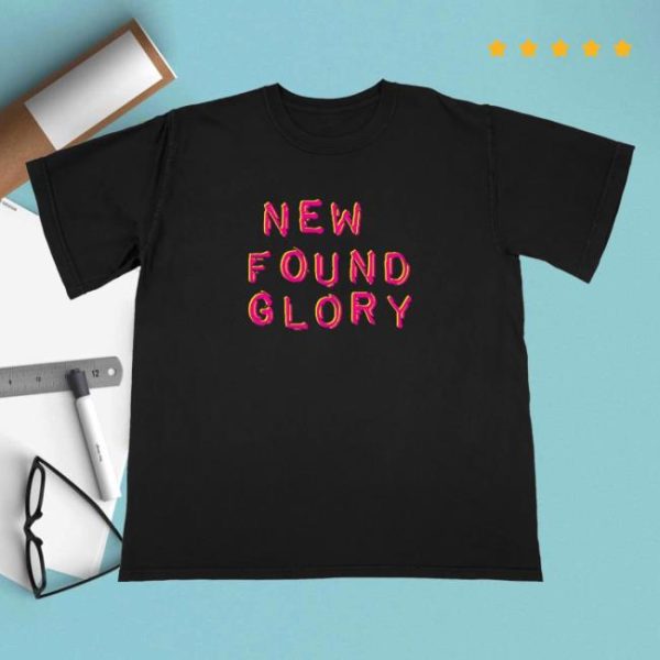 Pure Noise Store Merch New Found Glory 100% Black Tee