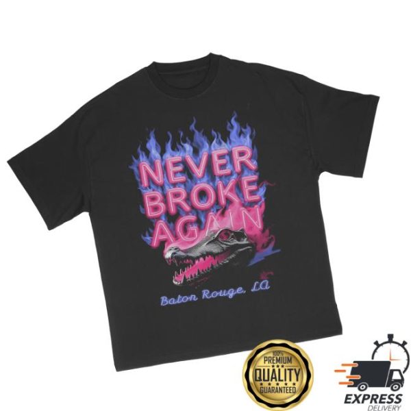Never Broke Again Store Merch Chrome Gator Tee