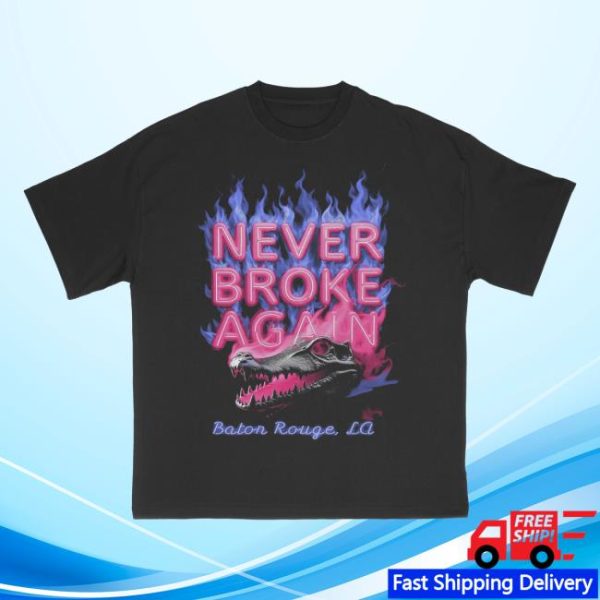 Never Broke Again Store Merch Chrome Gator Tee