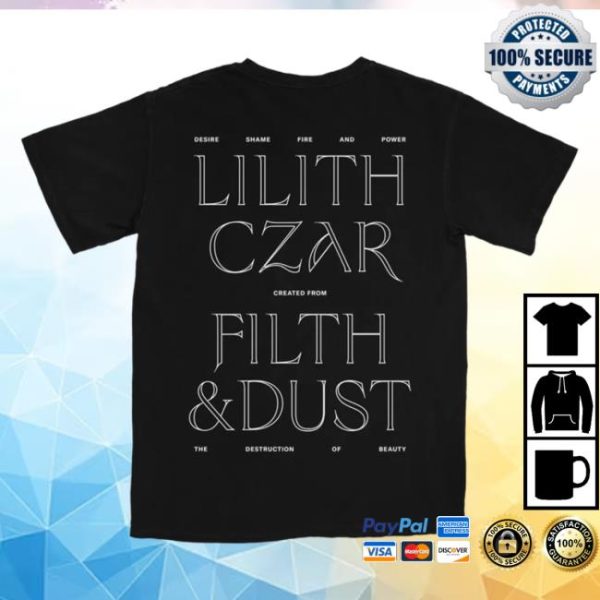 Sumerian Records Store Merch Lilith Czar Crystal Ball T-Shirt