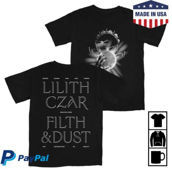 Sumerian Records Store Merch Lilith Czar Crystal Ball T-Shirt