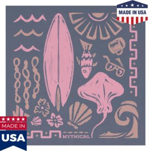 Mythical Store Merch Mythical Marine Mosaic Long Sleeve Tee