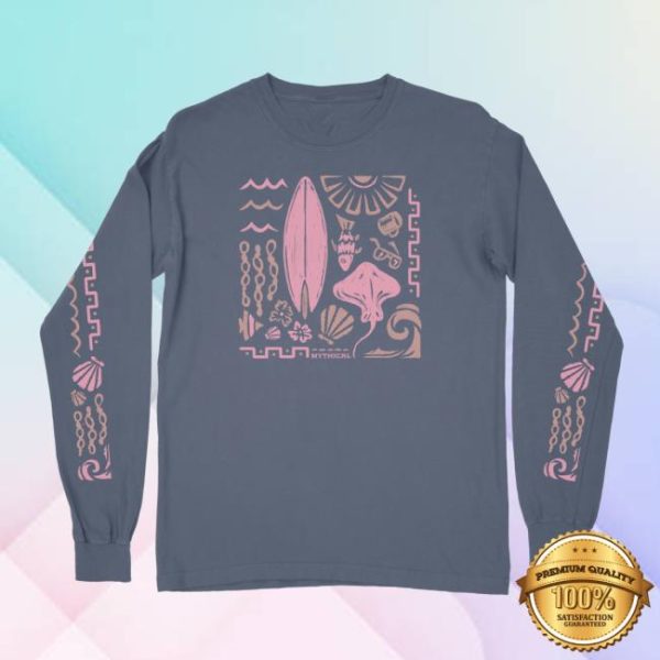 Mythical Store Merch Mythical Marine Mosaic Long Sleeve Tee