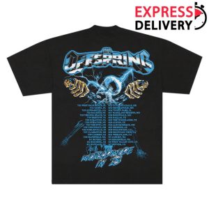 Offspring Store Merch Spark Plug Skeleton 2025 Tour Tee
