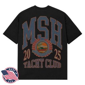 Nick Nayersina Store Merch Msc Yacht Club Black Tee