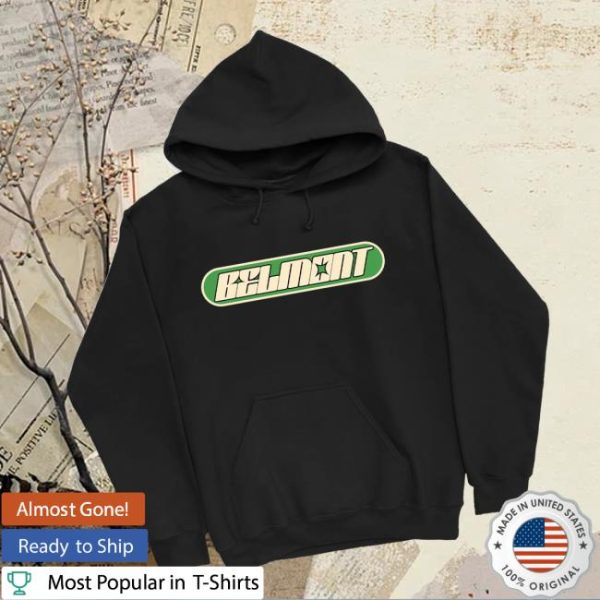 Pure Noise Store Merch Belmont Text Black Pullover Hoodie