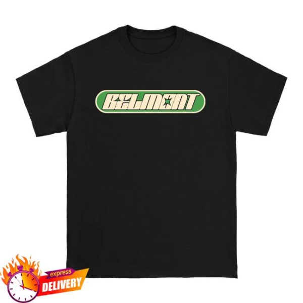 Pure Noise Store Merch Belmont Text Black Tee