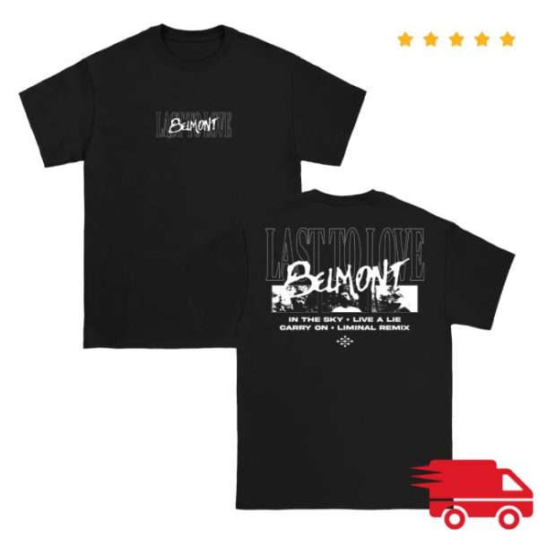 Pure Noise Store Merch Belmont Last To Love Black Tee