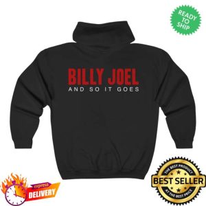 Billy Joel Shop Store New Billy Joel And So It Goes Title Zip Hoodie