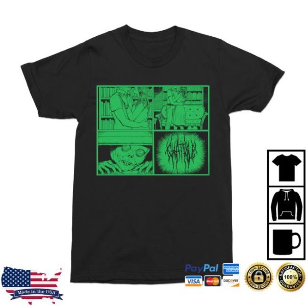 Nowflensing Storm Merch Chat Pile Green Rat Boy Shirt