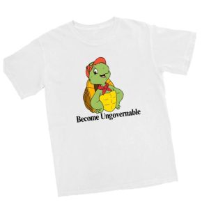 Shitheadsteve Store Merch Become Ungovernable Turtle T Shirt