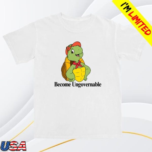 Shitheadsteve Store Merch Become Ungovernable Turtle T Shirt