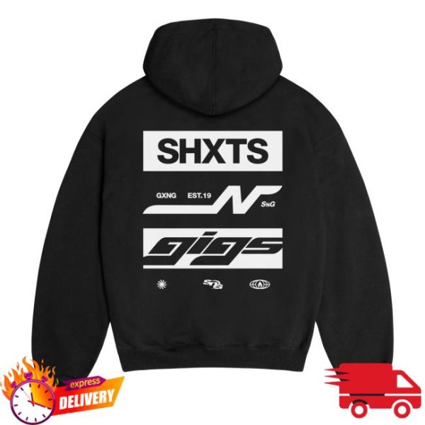 Shxtsngigs Store Merch Racer Hoodie