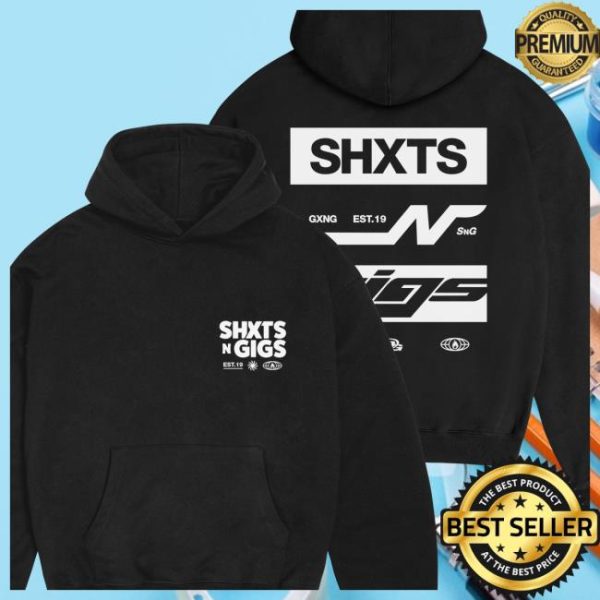 Shxtsngigs Store Merch Racer Hoodie