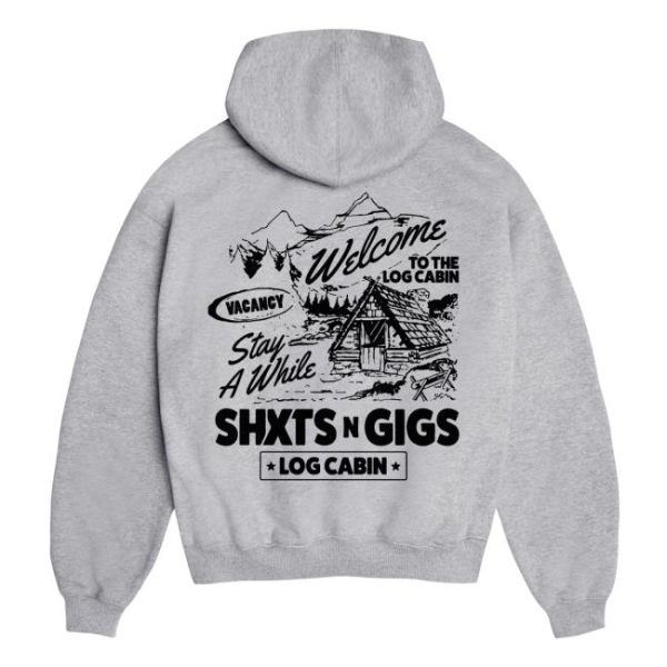 Shxtsngigs Store Merch Log Cabin Hoodie