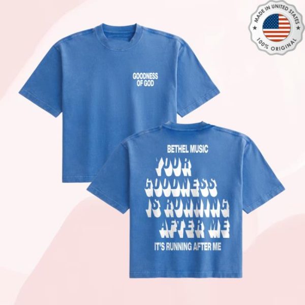 Bethel Music Store Merch Goodness Of God Blue Tee