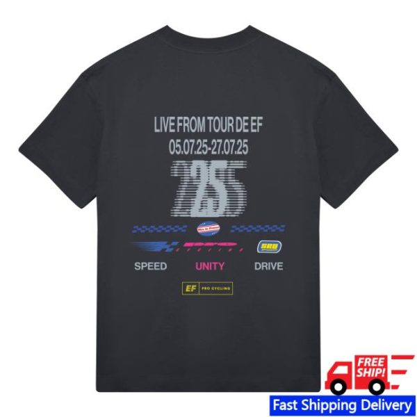 Efprocycling Store Merch Tour De Ef Speed T-Shirt