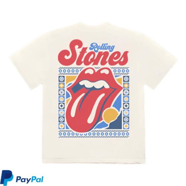 The Rolling Stones Shop Store Beige Summer T-Shirt