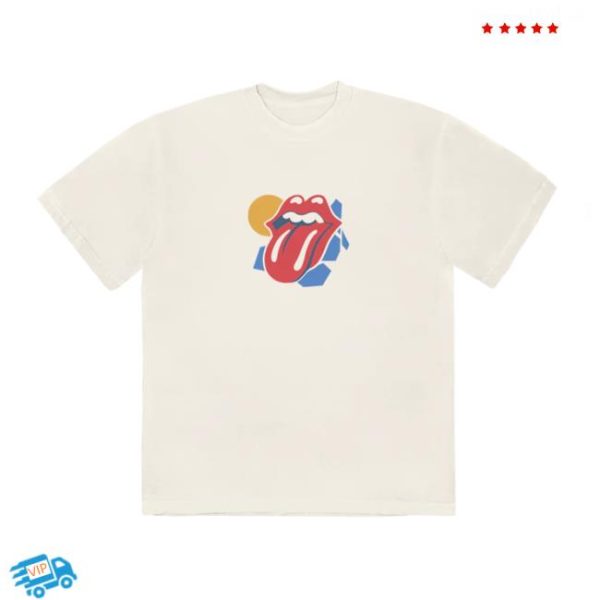The Rolling Stones Shop Store Beige Summer T-Shirt
