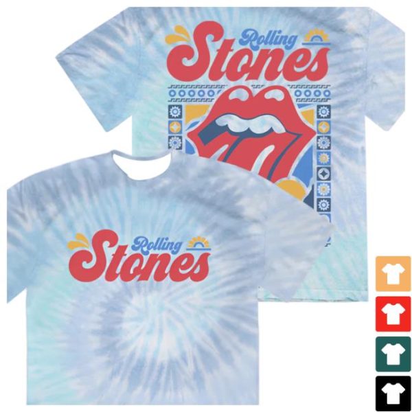 The Rolling Stones Shop Store Tie Dye Summer T-Shirt