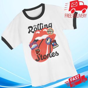 The Rolling Stones Shop Store Stickered Tongue Ringer