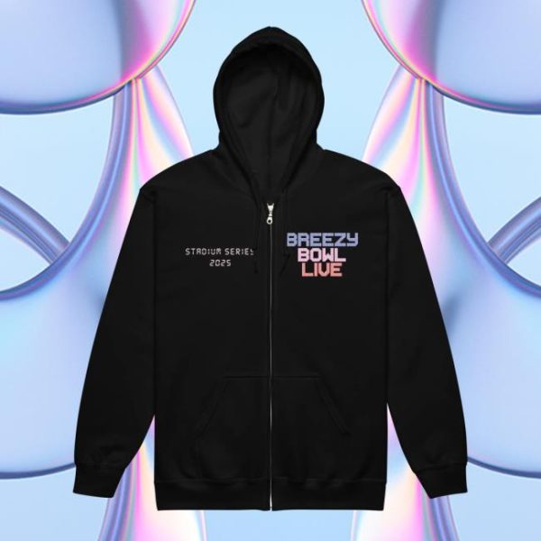 Shopchrisbrown Store Merch Breezy Bowl Xx Light Bright Zip Up Hoodie