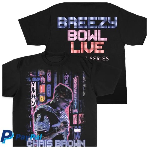 Shop Chris Brown Store Merch Breezy Bowl Xx Light Bright SS T-Shirt