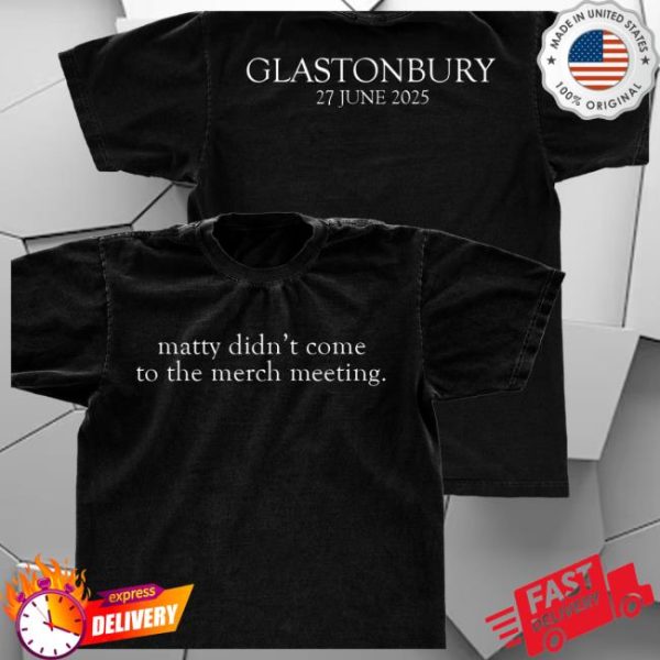 The 1975 Store Merch Matty Didn’t Make Merch Meeting T-Shirt