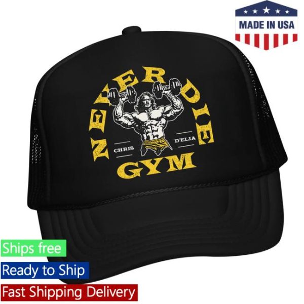 Chrisdelia Store Merch Never Die Gym Black Trucker
