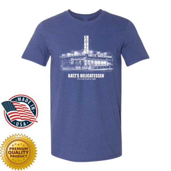 Katz’s Delicatessen Store Merch Katz’s Metro Blue T-Shirt
