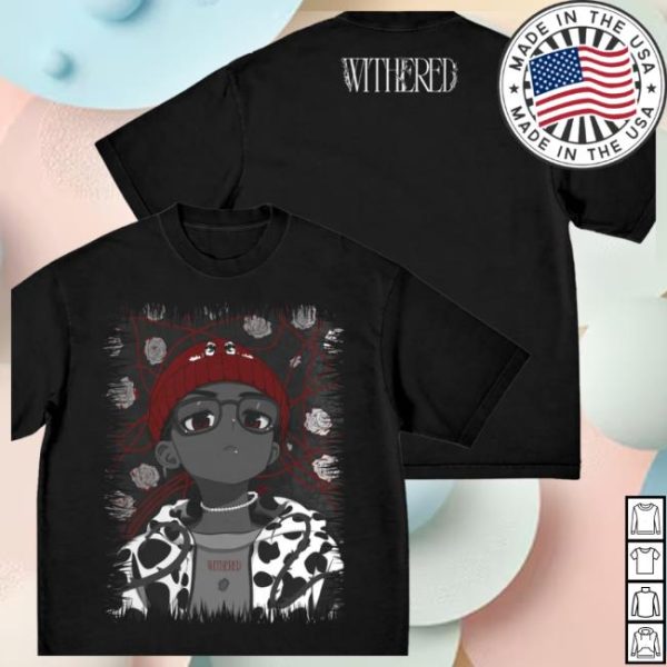 D4vd Store Merch Oversized Black Kawaii T-Shirt