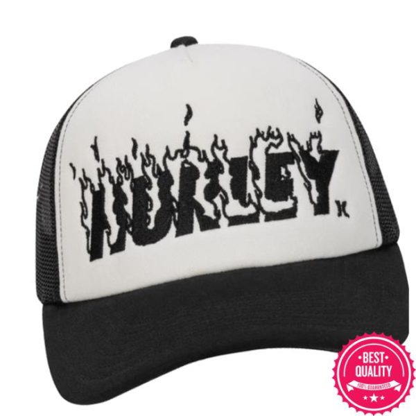 Hurley Store Merch Hurley X Travis Barker Flame Trucker Hat