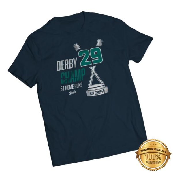 Simply Seattle Storm Merch Derby Champ Big Dumper Trophy T-Shirt