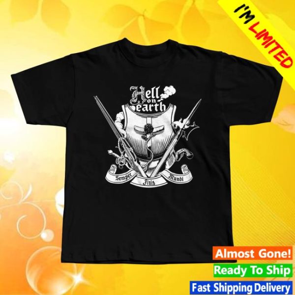 Chapotraphouse Store Merch Hell On Earth Coat Of Arms T-Shirt
