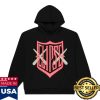 kenny letgodsortemout store merch kaws x clipse let god sort em out shield hoodie