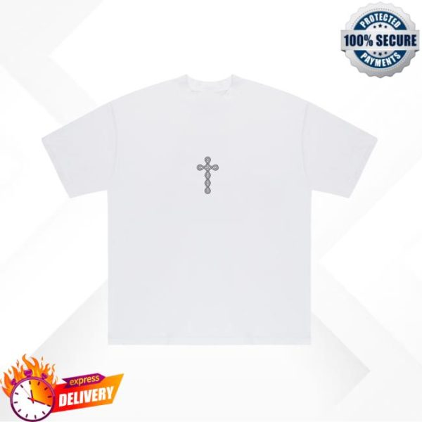 Letgodsortemout Store Merch Josh Sperling X Clipse Cross Tee