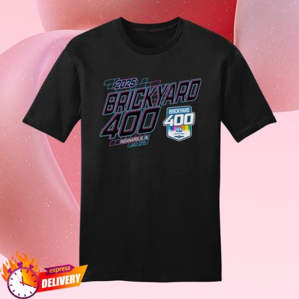Indianapolis Motor Speedway Store Merch 2025 Brickyard 400 Ghost Car T-Shirt