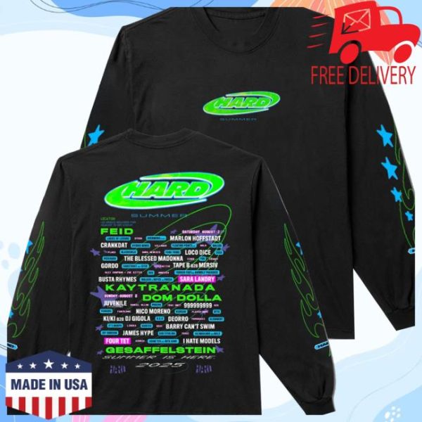 Insomniac Shop Store Merch Hard Team Lineup LS Tee