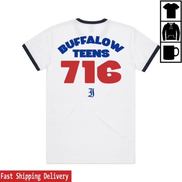 Edit Store Merch Buffalo Teens Ringer Shirt