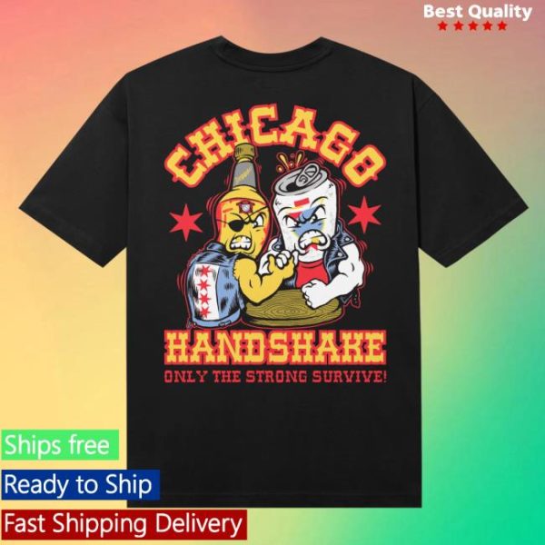 Old Style Beer Store Merch Chicago Handshake Tee