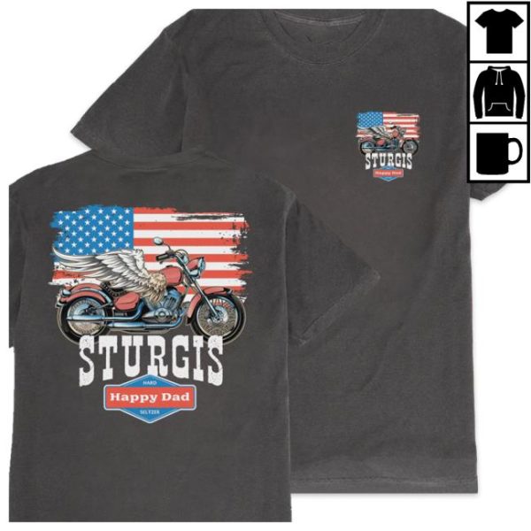 Happy Dad Store Merch Happy Dad X Sturgis Tee
