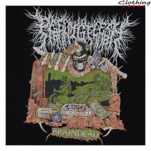 Wearebraindead Store Merch Brain Dead X Peeling Flesh Sound & Fury 2025 T-Shirt