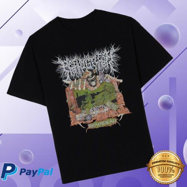 Wearebraindead Store Merch Brain Dead X Peeling Flesh Sound & Fury 2025 T-Shirt