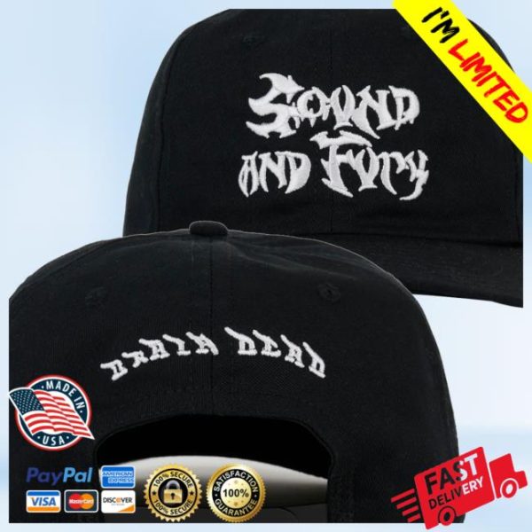Wearebraindead Store Merch Sound & Fury 2025 6 Panel Black Hat